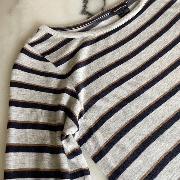 Club Monaco Stripe Jersey Knit Dress - Picture 7 of 14